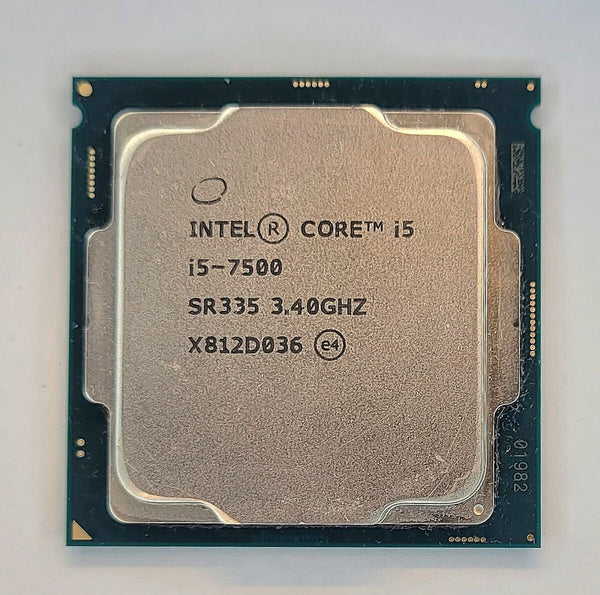 Intel Core i5-7500 @ 3.40 GHz CPU